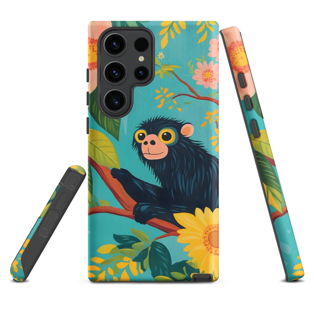Joyful Encounter in a Floral Paradise