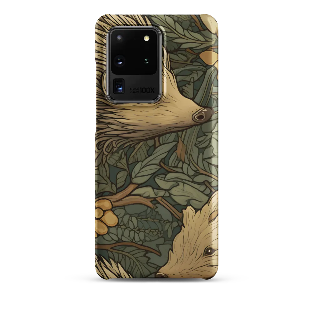 Whimsical Hedgehog Garden | Phone Case |  S20 Ultra | Snap Case | Matte