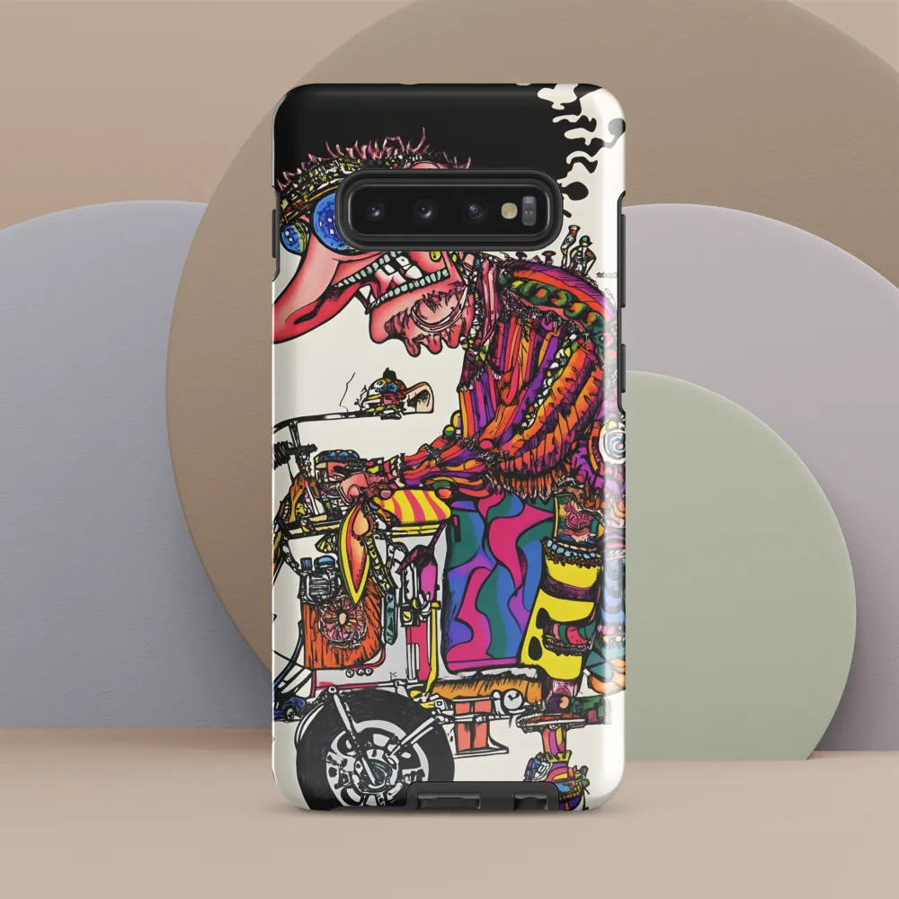 Whimsical Ride | Phone Case |  S10 Plus | Tough Case | Glossy