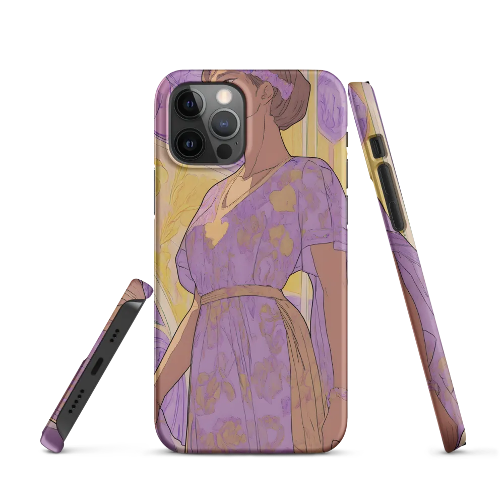 Elegance in Floral Harmony | Phone Case |  12 Pro | Snap Case | Matte
