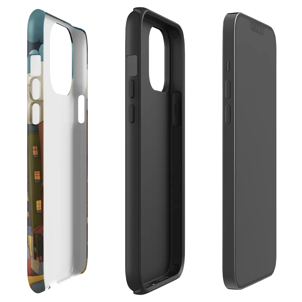 Urban Symphony: A City Awakens at Dusk | Phone Case |  13 Pro Max | Tough Case | Matte