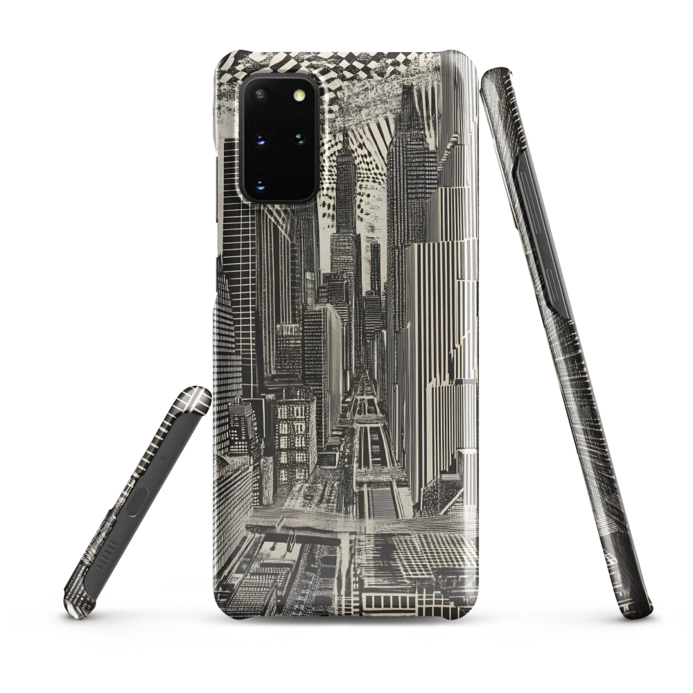 Urban Dreams: A Surreal Cityscape | Phone Case |  S20 Plus | Snap Case | Glossy