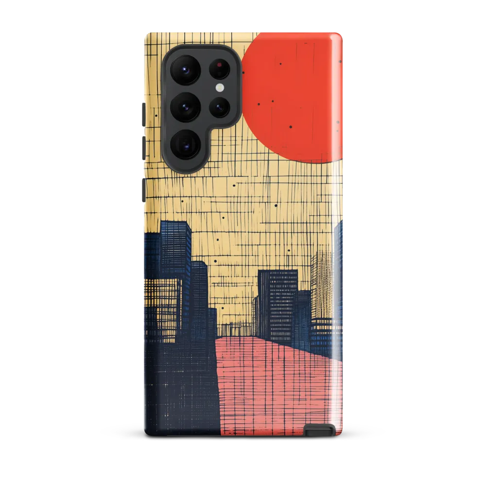 Urban Echoes: A Minimalist Cityscape