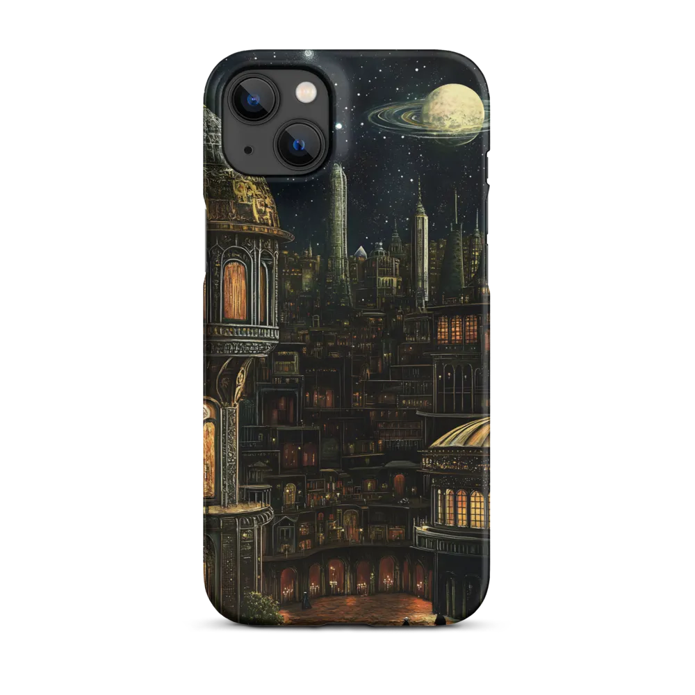 Celestial Enigma: A Surreal Cityscape