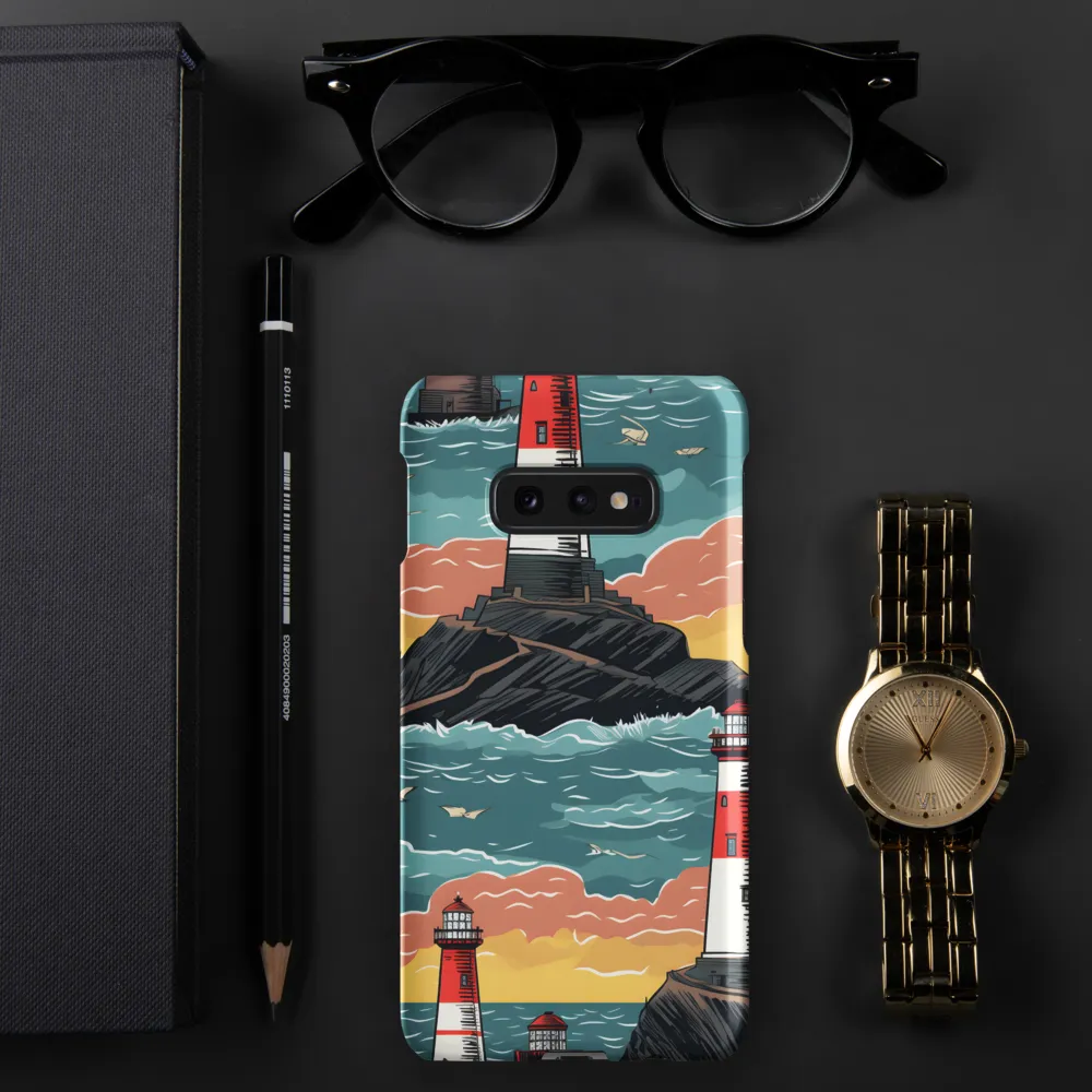 Lighthouses in a Whimsical Ocean