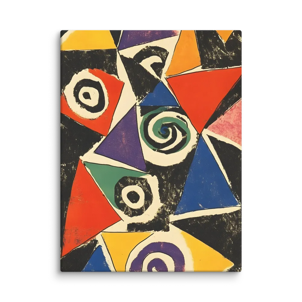 Dynamic Geometric Abstraction | Canvas | 24″×32″
