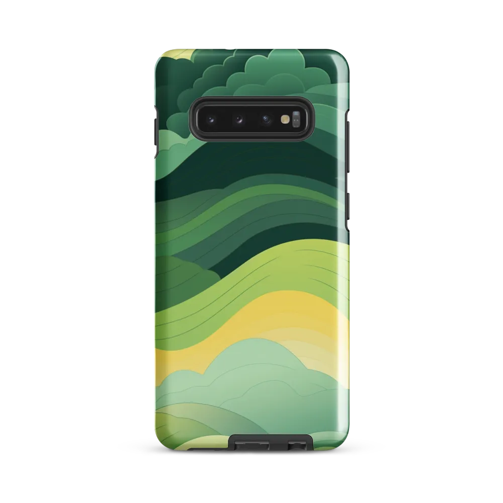 Serenity in Green | Phone Case |  S10 Plus | Tough Case | Glossy