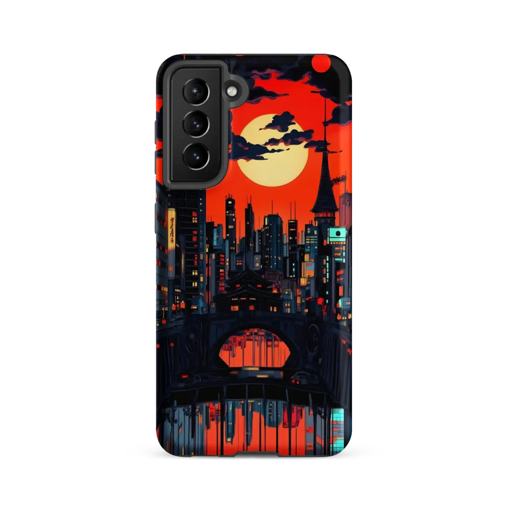 Nightfall in a Neon City