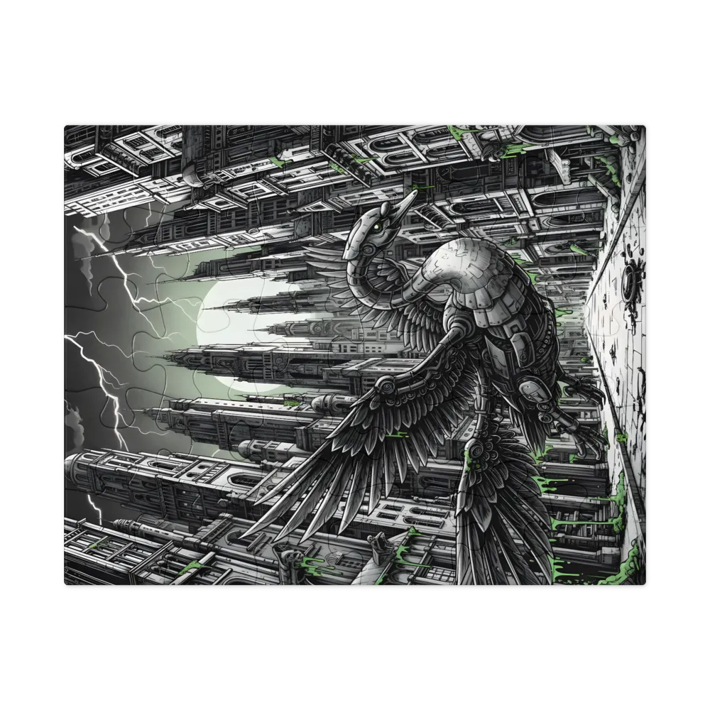 Clockwork Swan 
 Jigsaw Puzzle in Tin Box