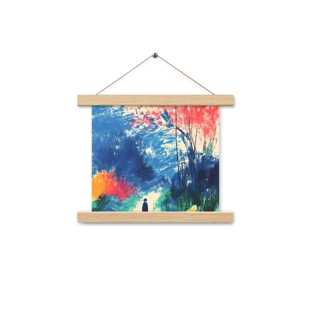 Whispers of Tranquility | Poster With Oak Wood Hanger | 10″×10″