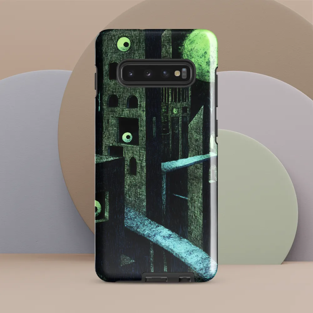 Eyes in the Shadows | Phone Case |  S10 Plus | Tough Case | Glossy