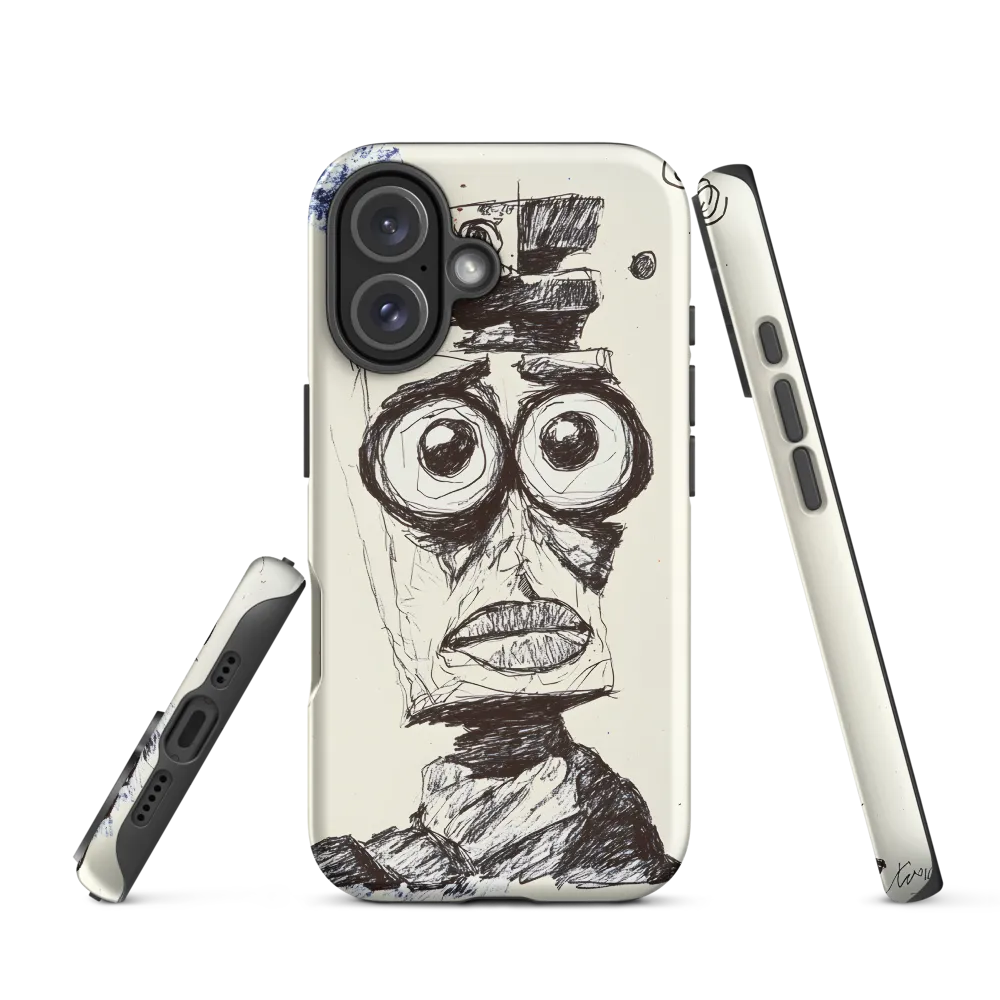 Abstract Surrealist Figure in Cubism | Phone Case