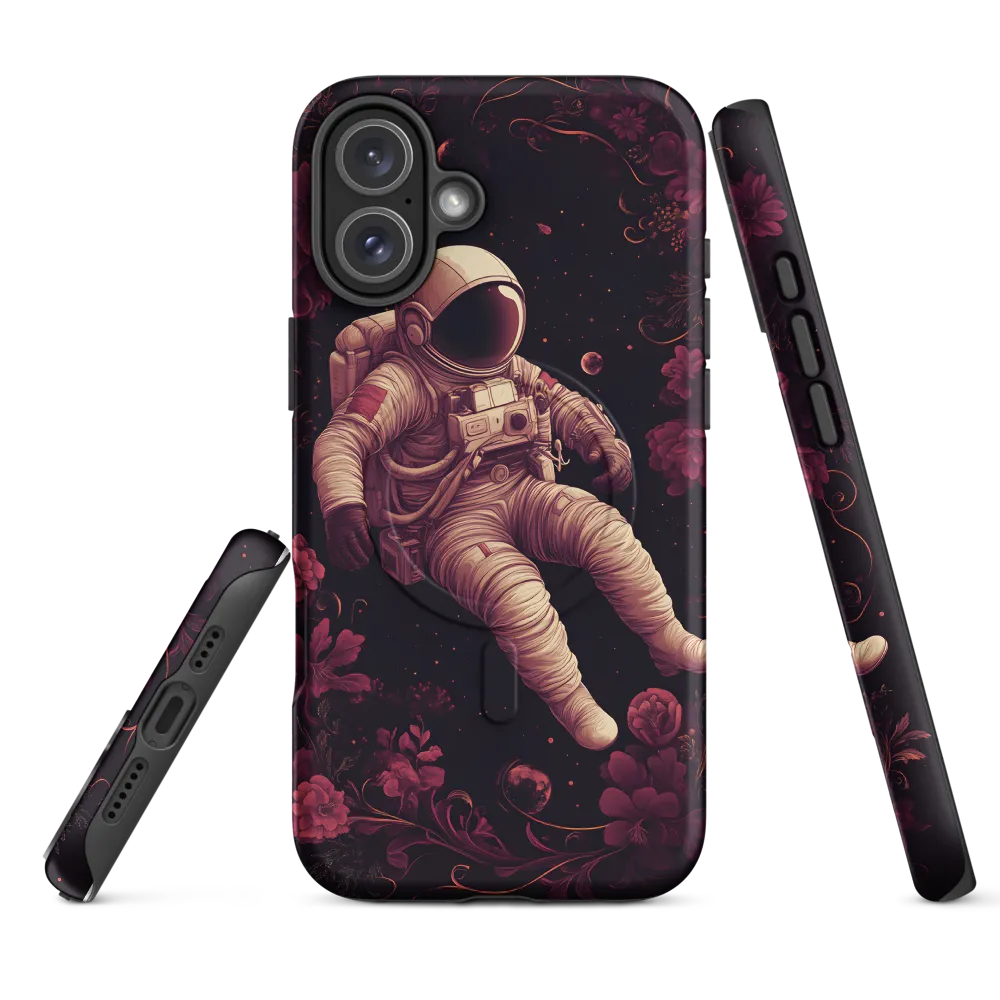 Cosmic Bloom: An Astronaut's Journey