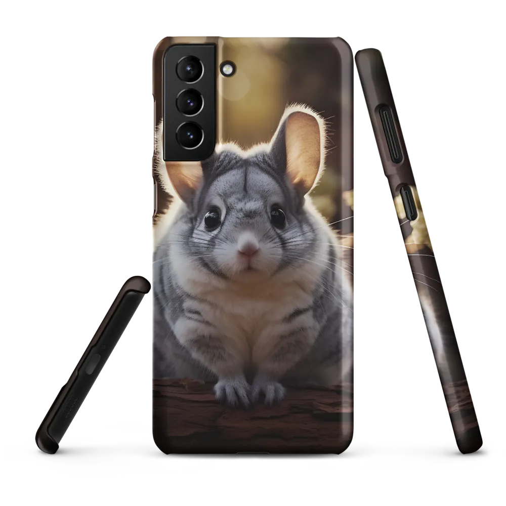 Curious Chinchilla in the Forest