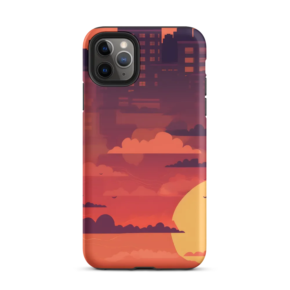 Urban Dusk: A Symphony of Cityscapes | Phone Case |  11 Pro Max | Tough Case | Matte