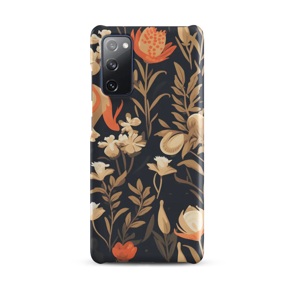 Floral Harmony: A Dance in the Dark