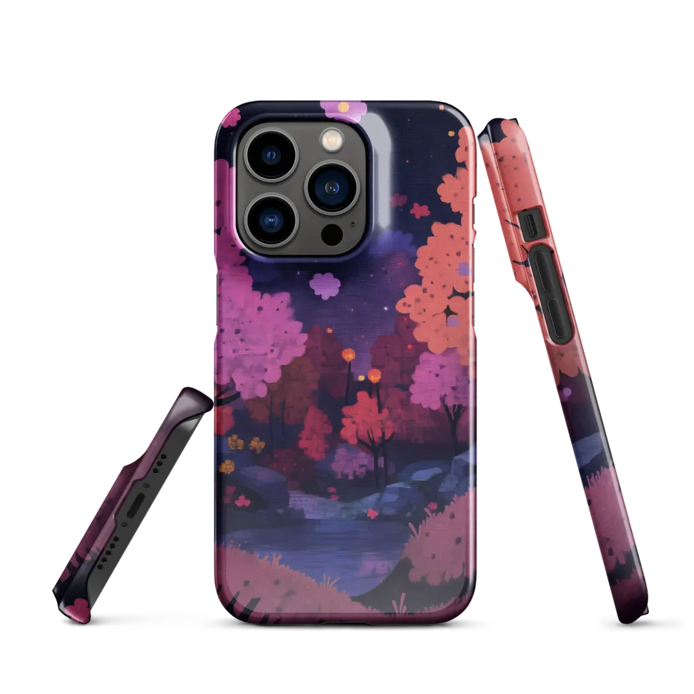 Whispers of Spring: A Serene Landscape | Phone Case |  14 Pro | Snap Case | Glossy