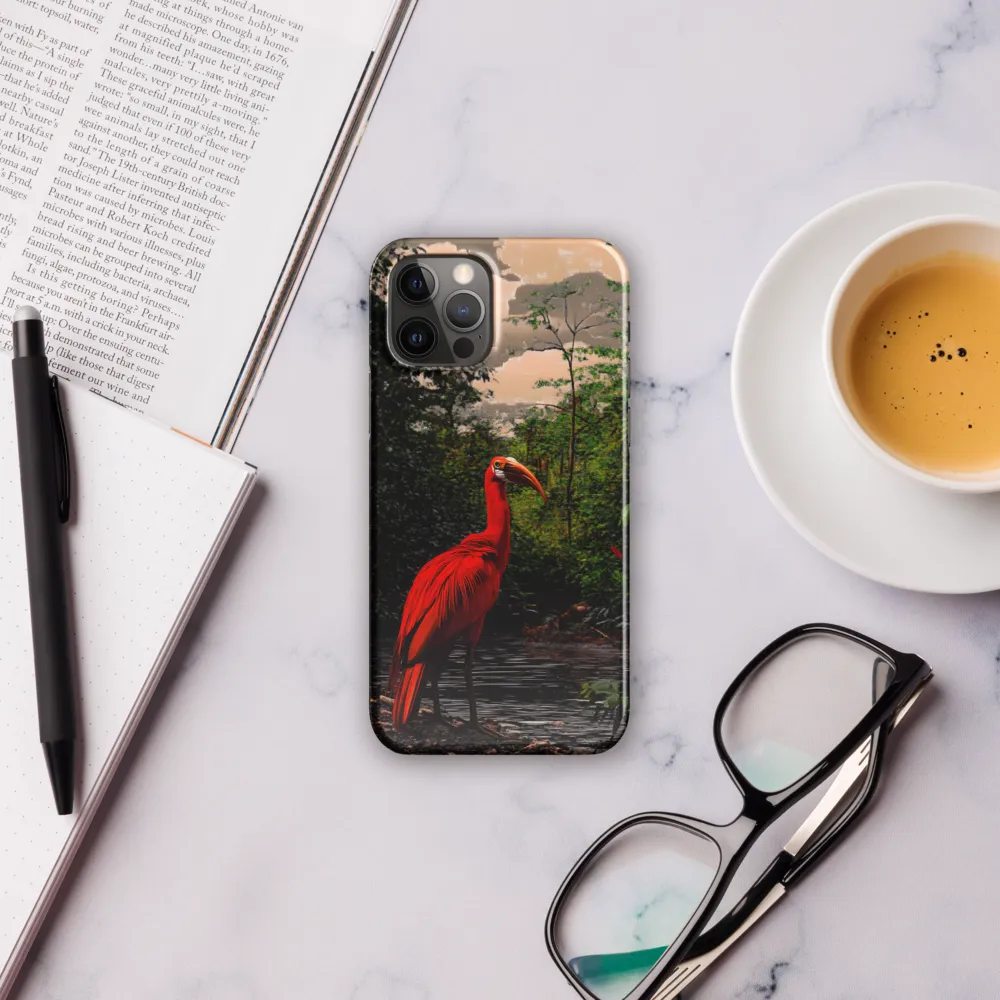 Enigmatic Elegance: The Scarlet Observer