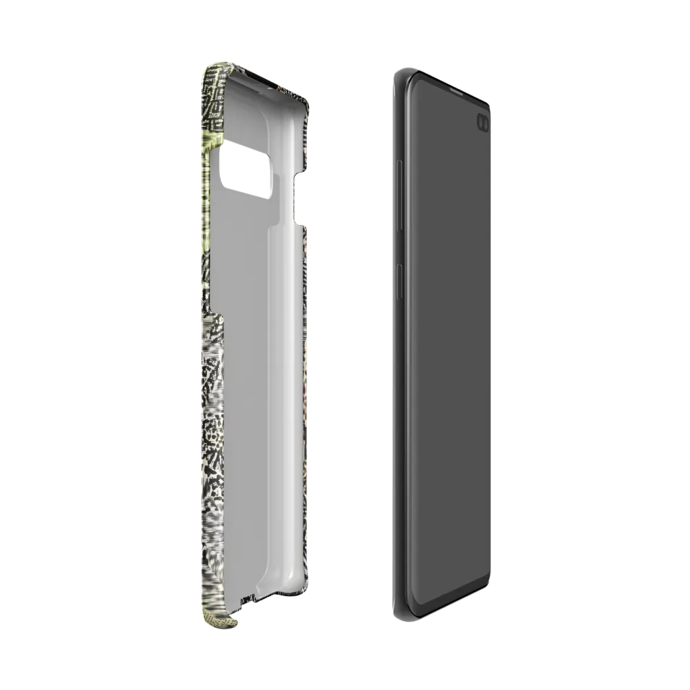 Elegance in Abstract Patterns | Phone Case |  S10 | Snap Case | Matte