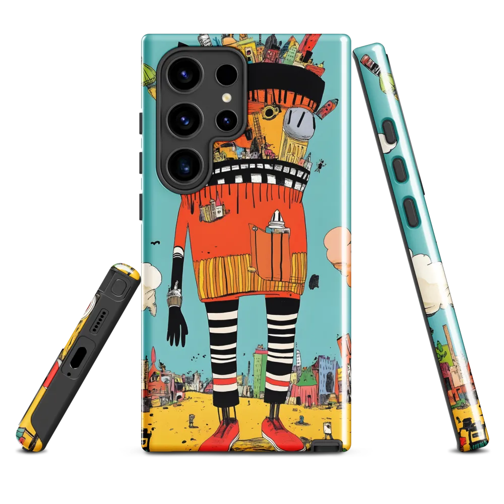 Urban Fantasia: A Whimsical Encounter | Phone Case |  S24 Ultra | Tough Case | Glossy