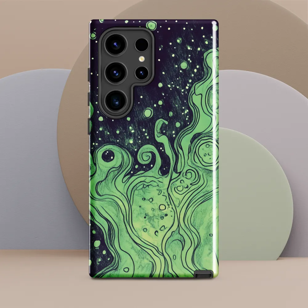 Cosmic Whirl: An Abstract Journey