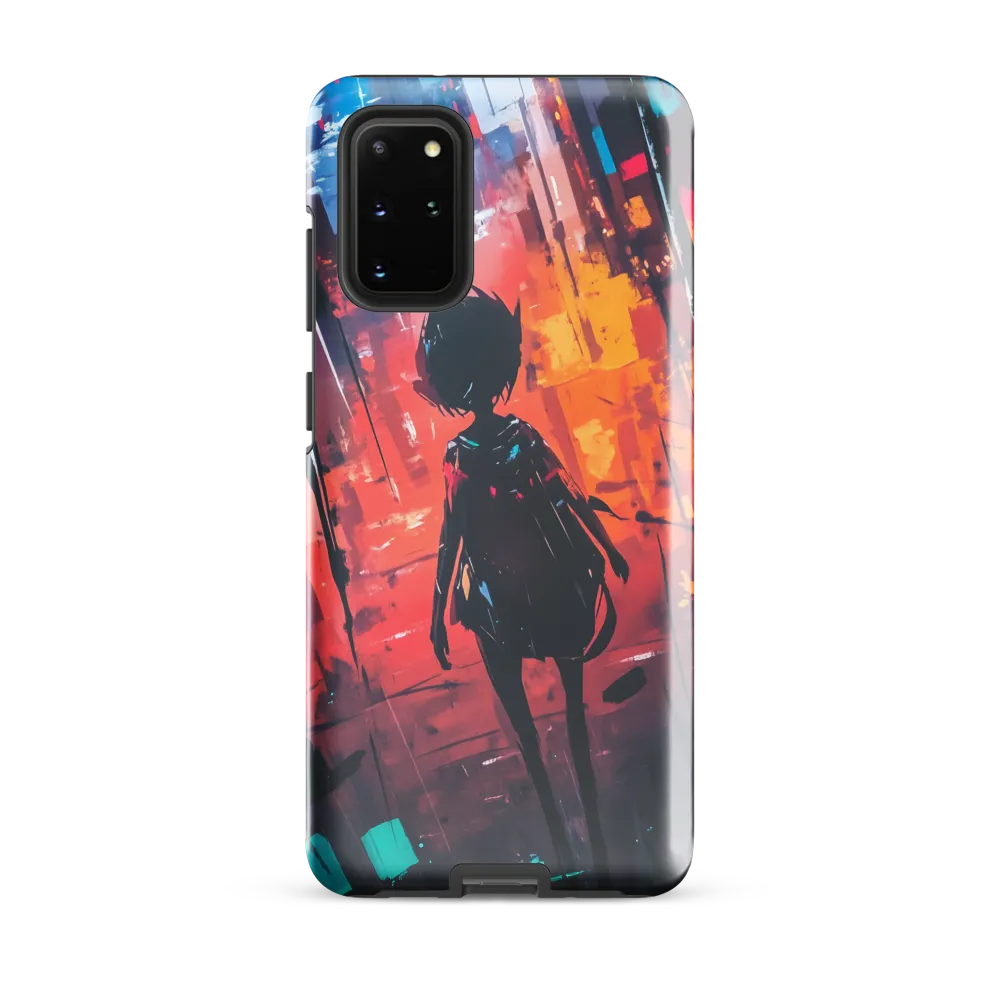 Silhouette in the Urban Abyss | Phone Case |  S20 Plus | Tough Case | Glossy