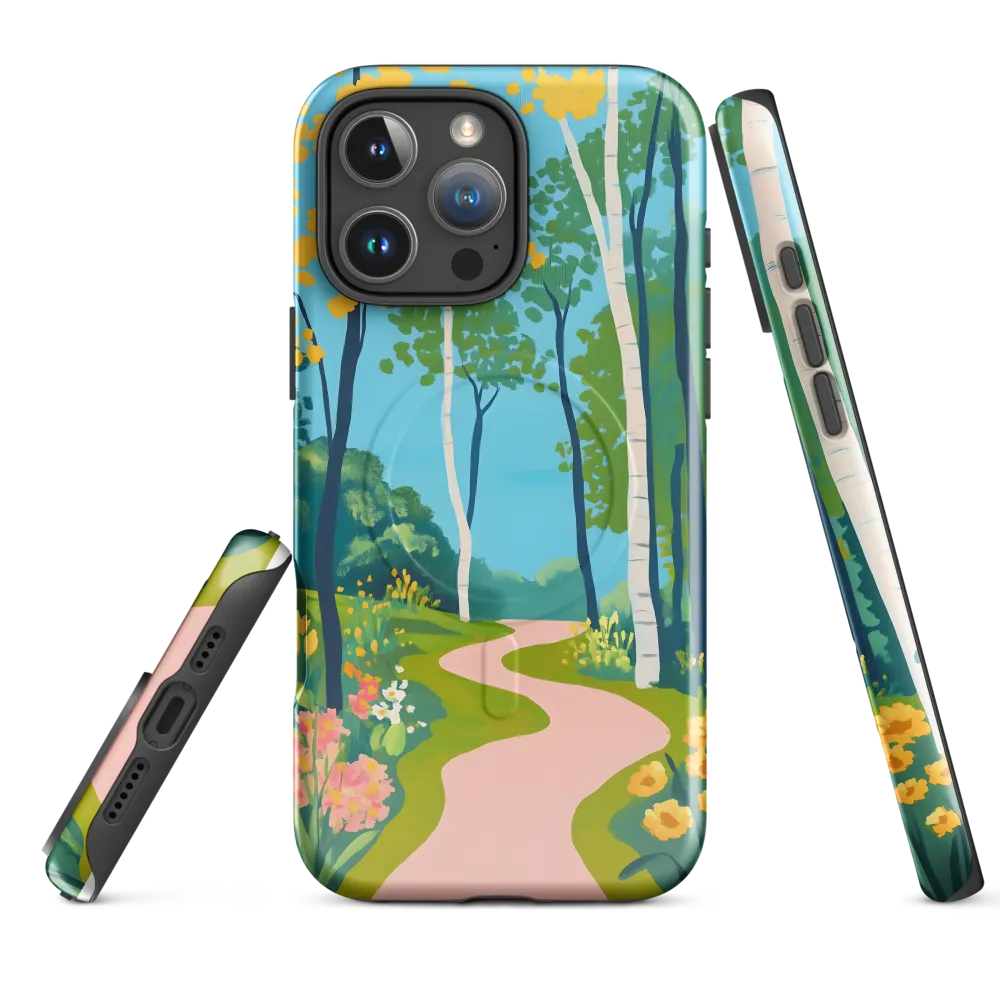 The Winding Path of Nature | Phone Case |  16 Pro Max | MagSafe® Tough Case | Glossy