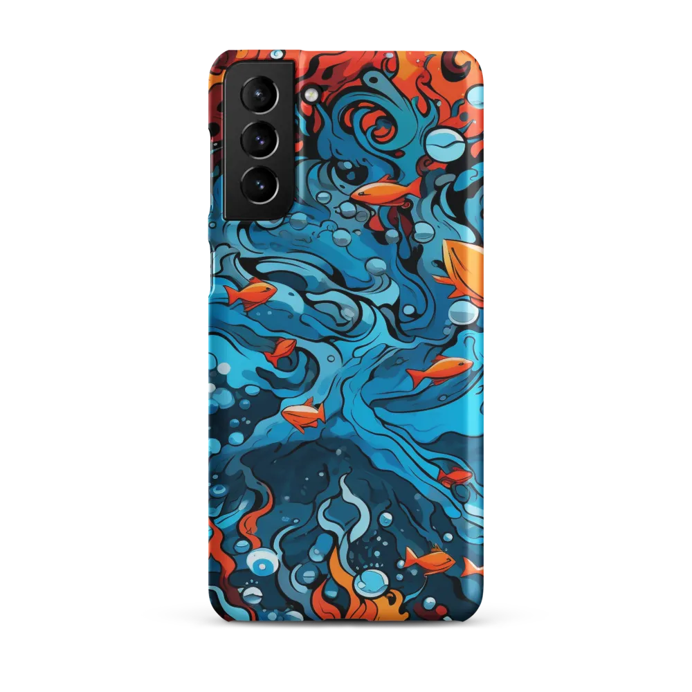 Fluid Harmony: Ocean and Flames