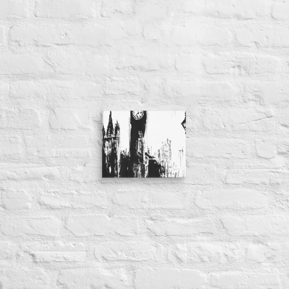 Clock Tower in Motion | Canvas | 8″×10″