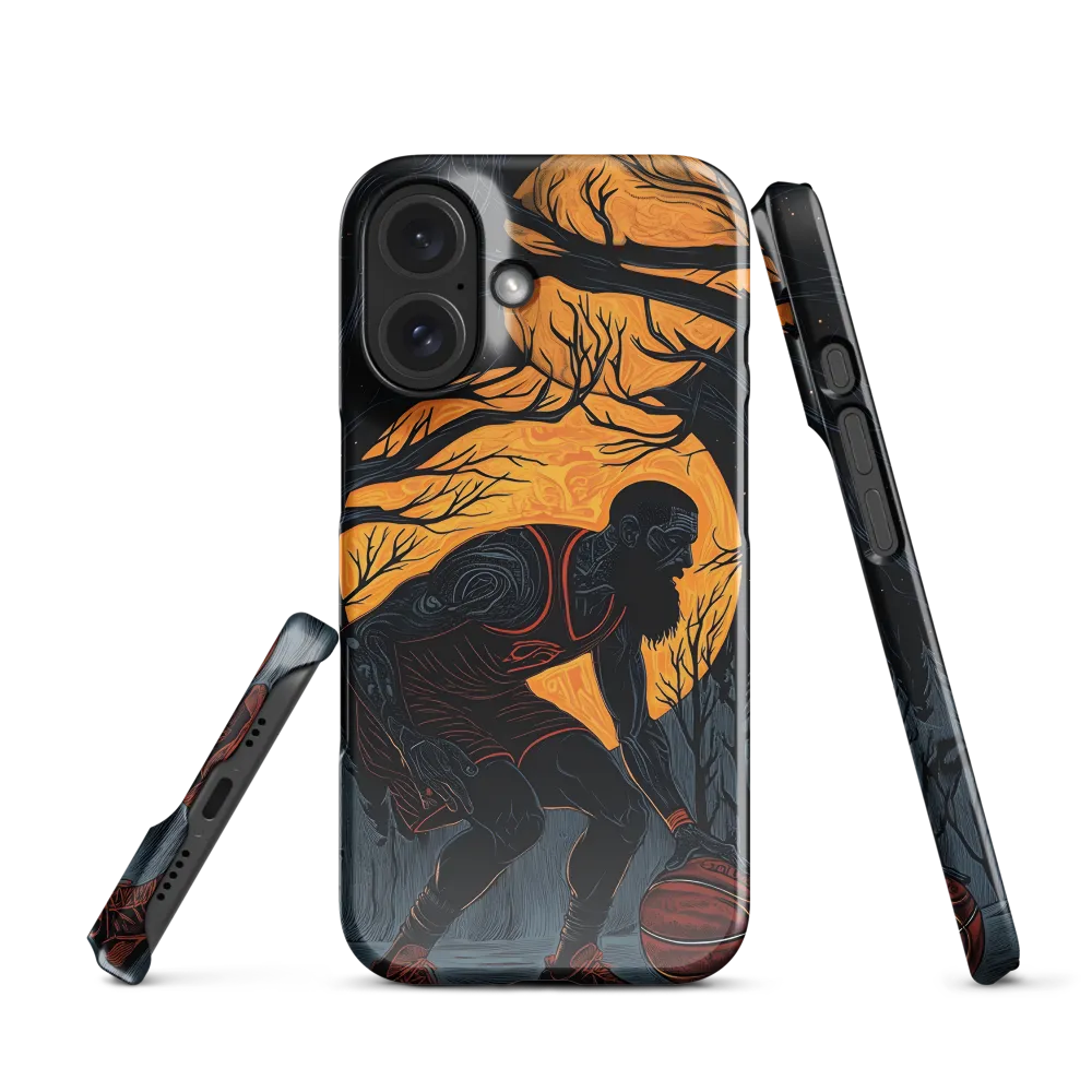 Under the Moonlight: A Basketball Player's Dance | Phone Case |  16 | Snap Case | Glossy