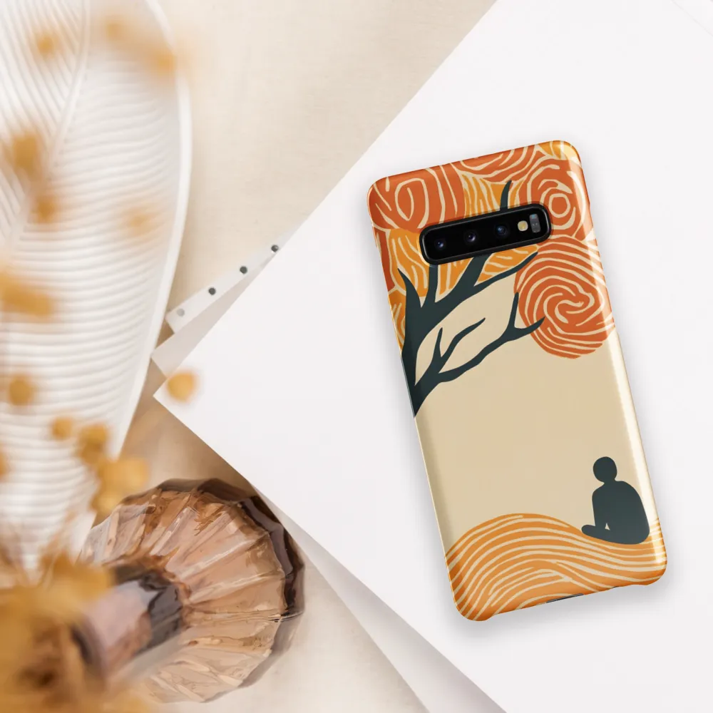 Silent Reflections under Swirling Leaves | Phone Case |  S10 Plus | Snap Case | Glossy