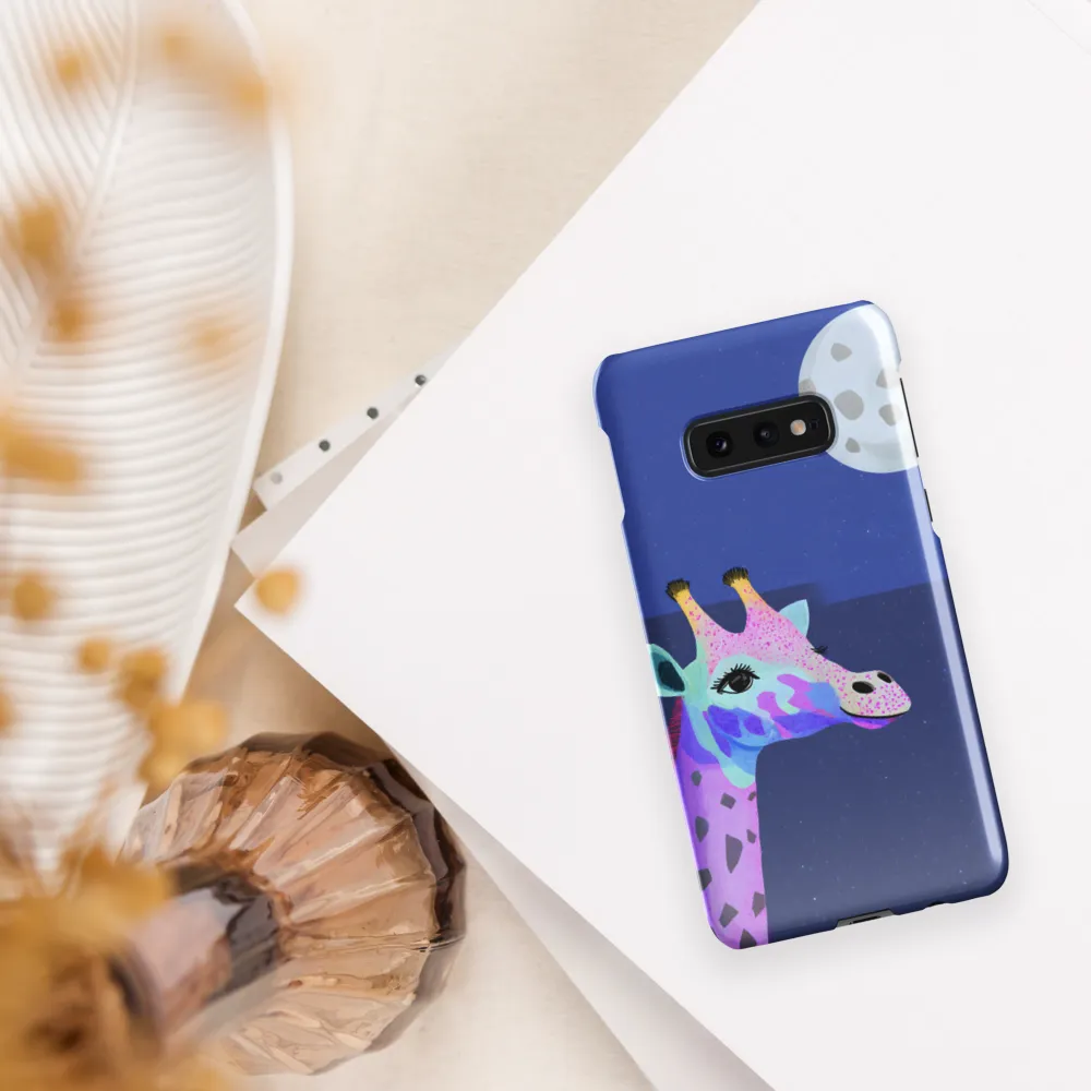 Whimsical Giraffe Under the Stars