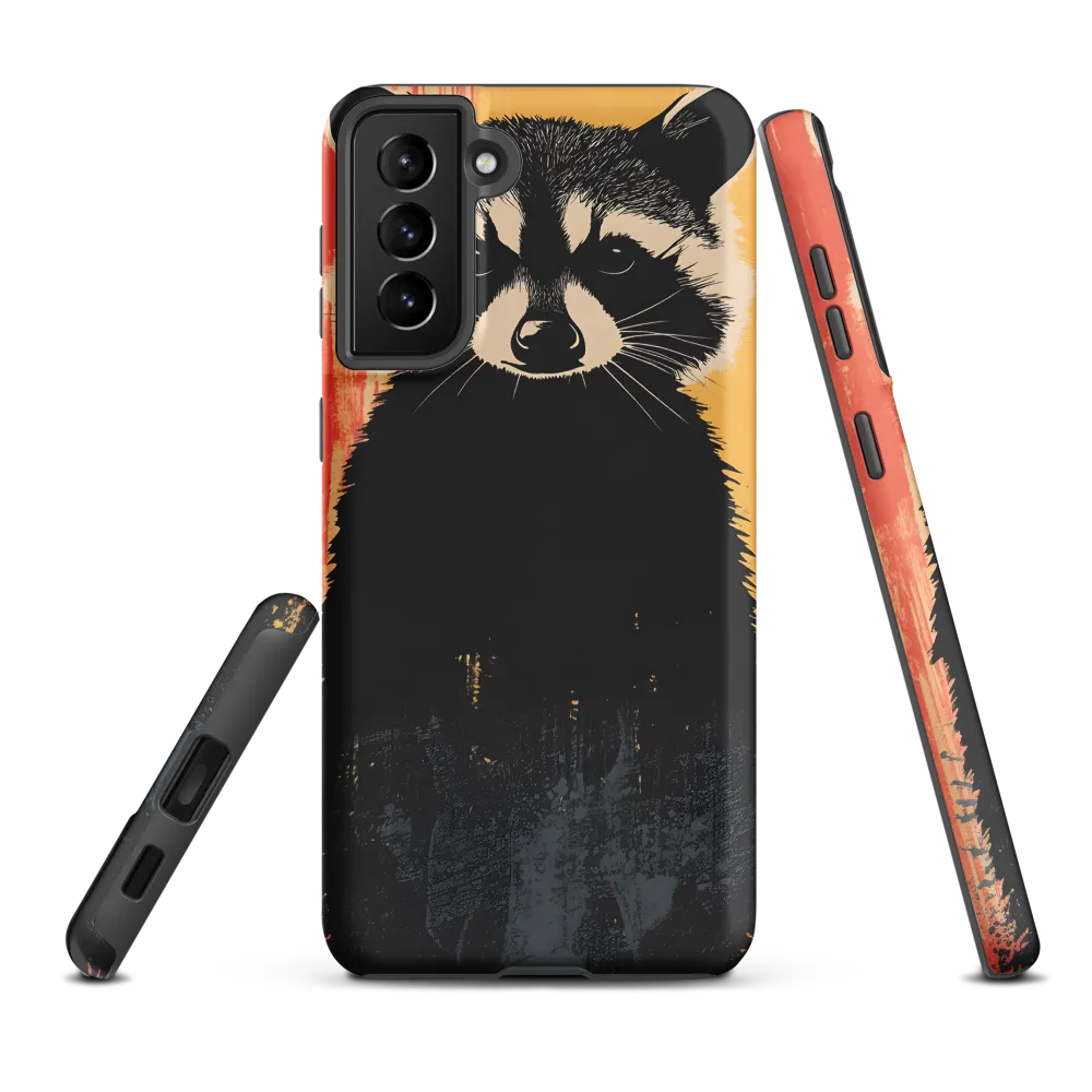 Whimsical Raccoon Portrait