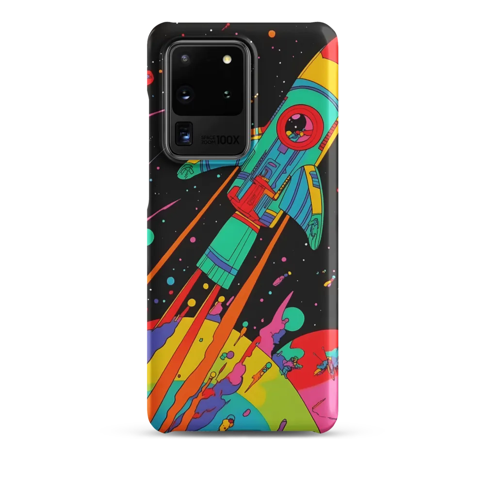 Cosmic Voyage: The Neon Lift-Off