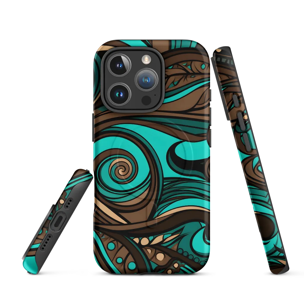 Fluctuating Currents | Phone Case |  16 Pro | MagSafe® Tough Case | Matte