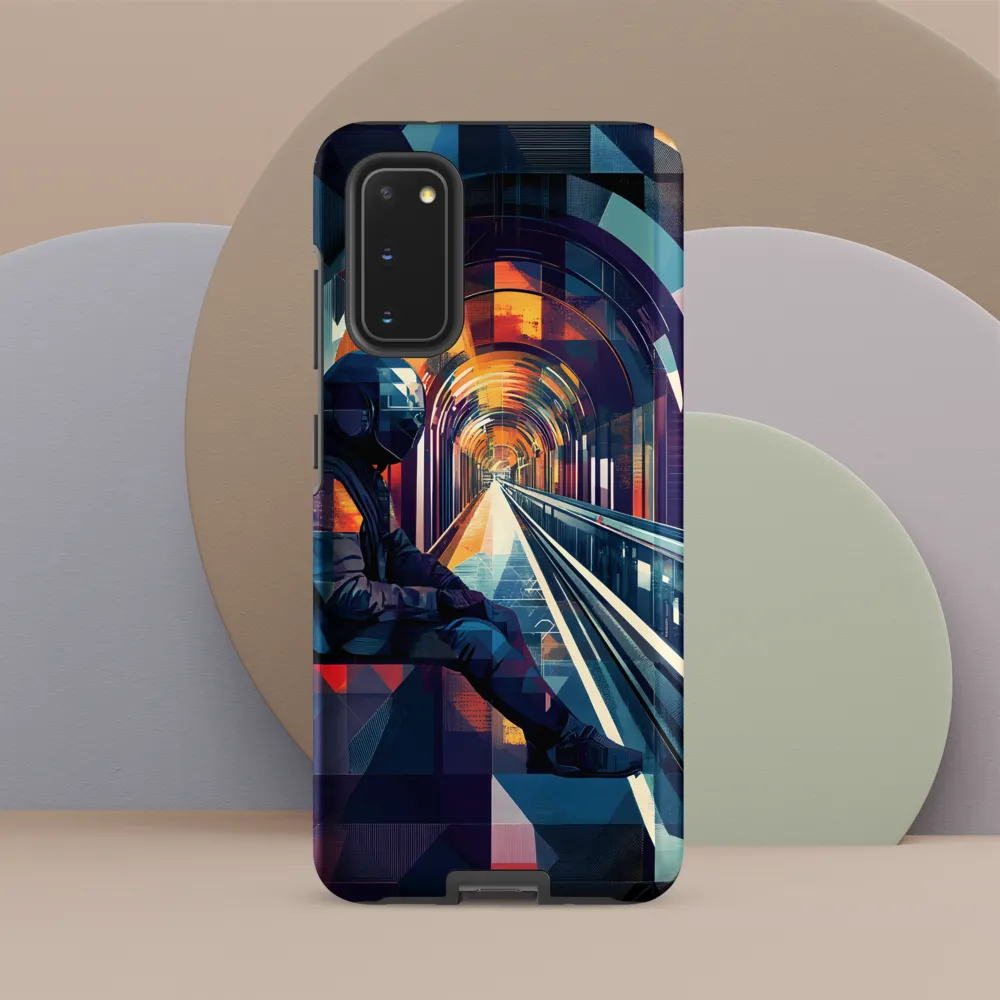Reflections in a Futuristic Tunnel