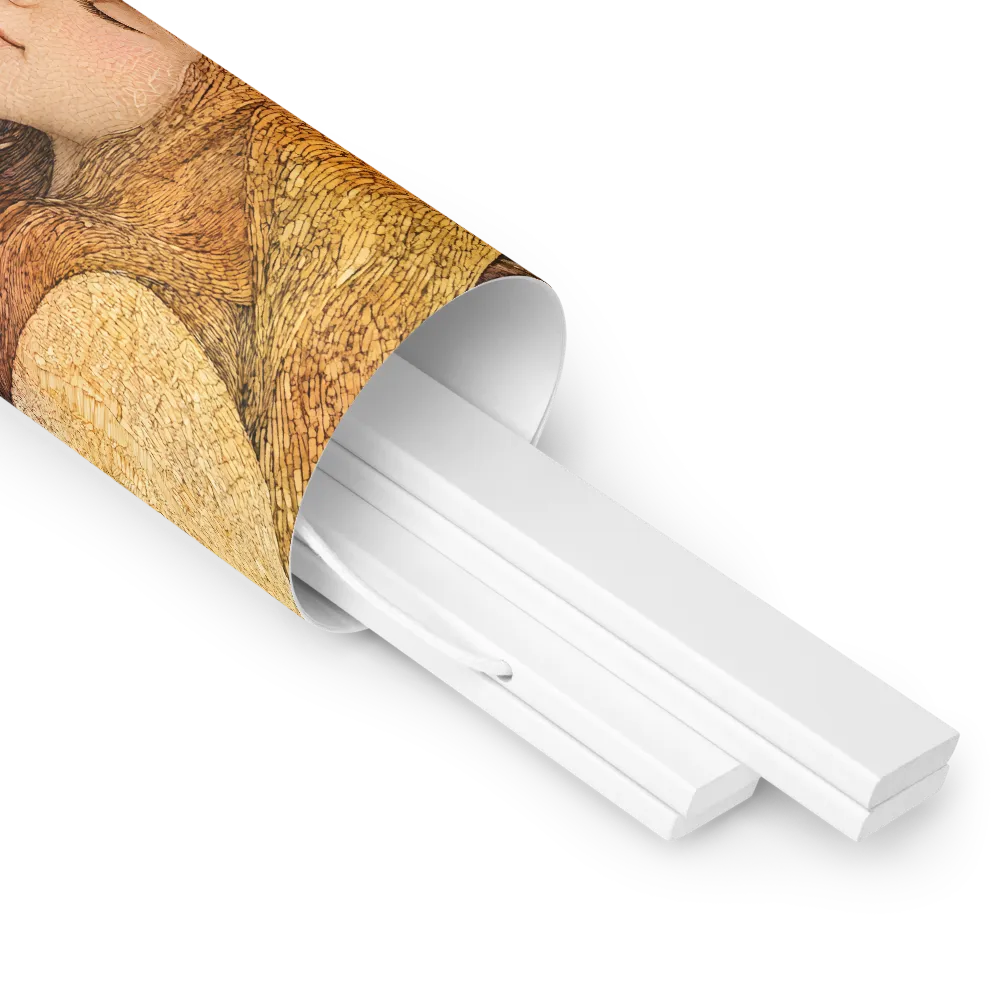Embrace of Autumn | Poster With White Wood Hanger | 10″×10″