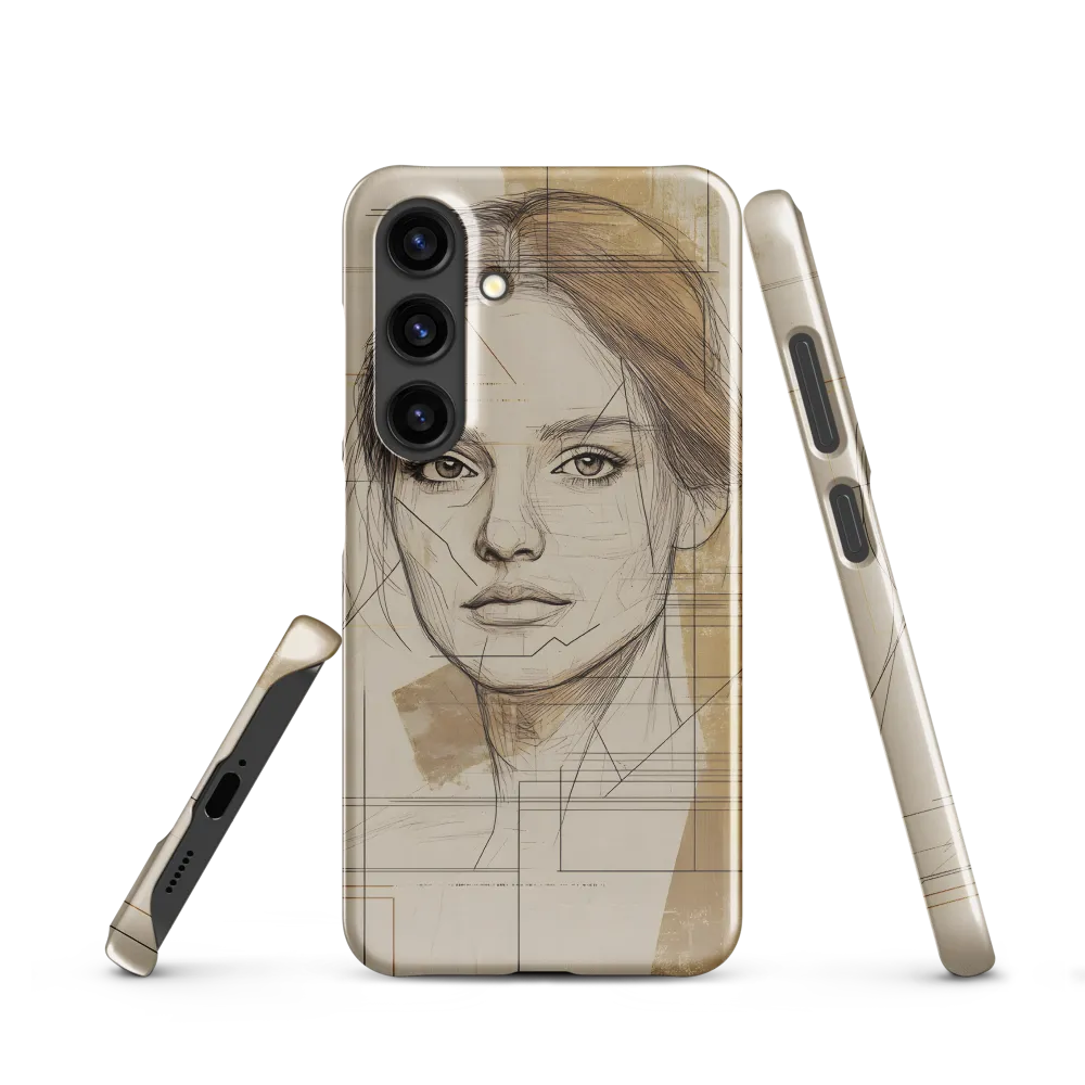 Geometric Elegance: A Modern Portrait