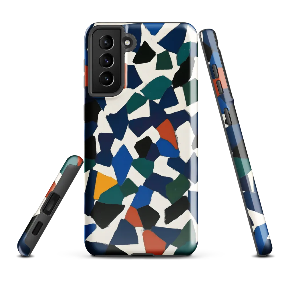 Blue Mosaic Fragments