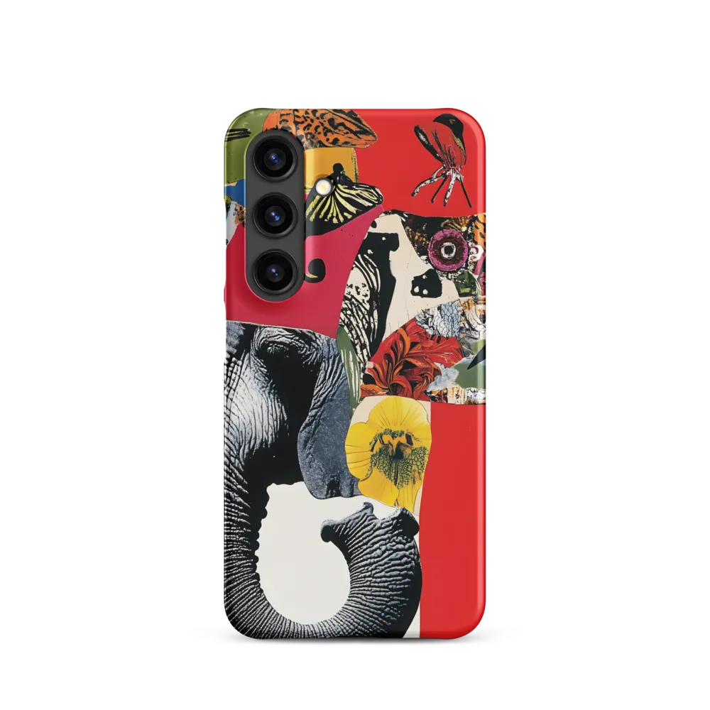 Whimsical Elephant: A Vibrant Collage of Life