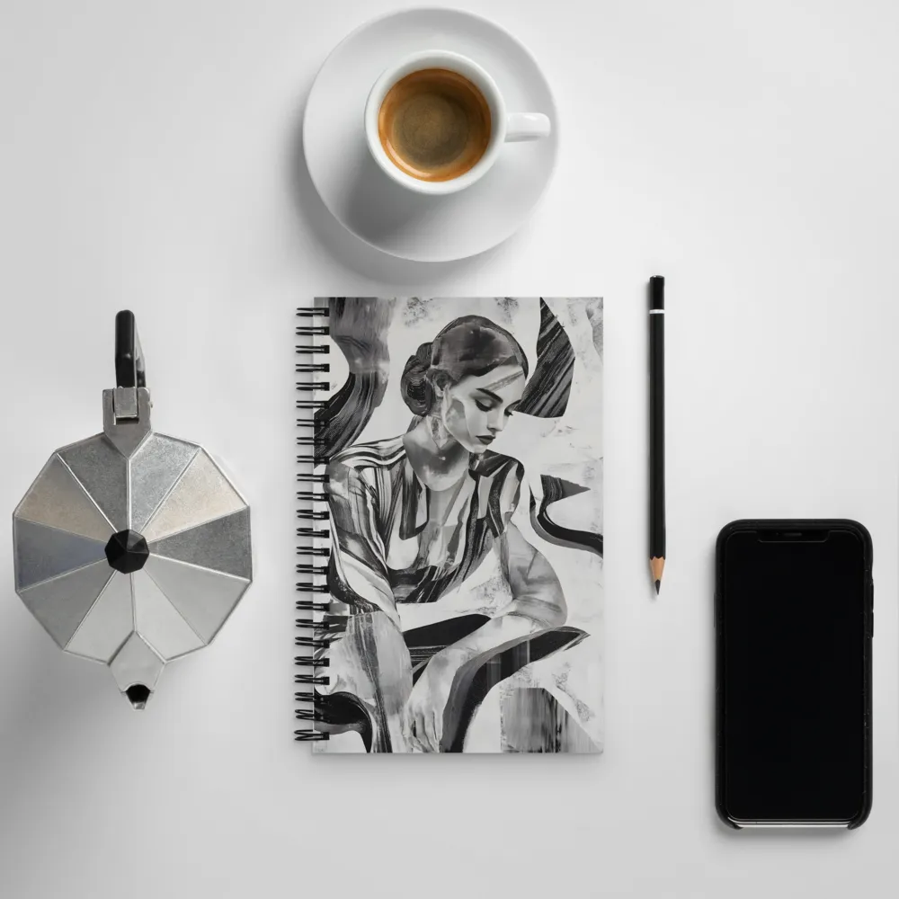 Reflections of Elegance | Spiral Notebook