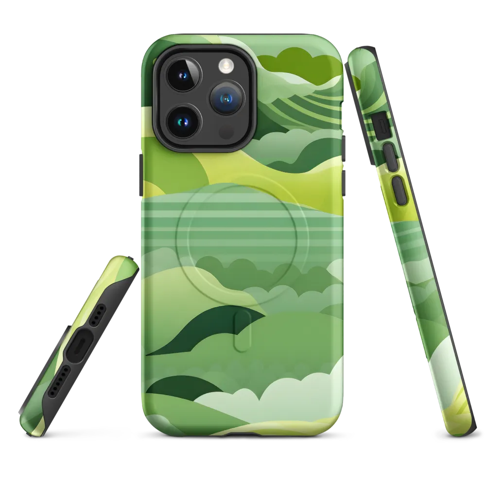 Tranquility in Green Waves