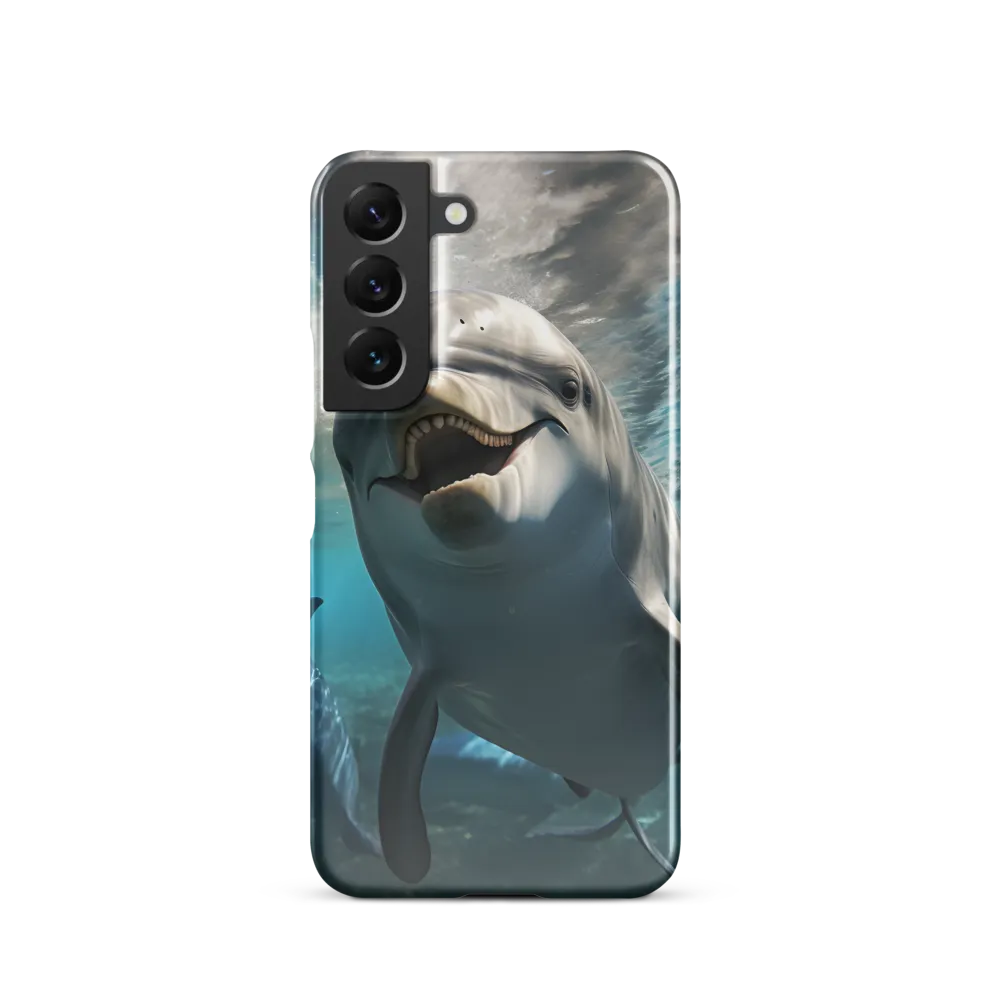 Beneath the Waves: A Dolphin's Dance