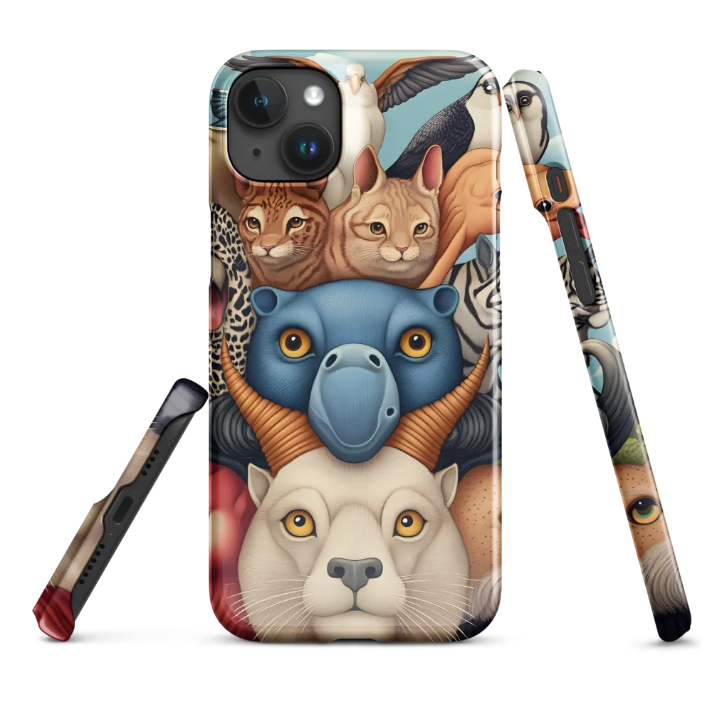 Harmonious Echoes of Wildlife | Phone Case |  15 Plus | Snap Case | Glossy
