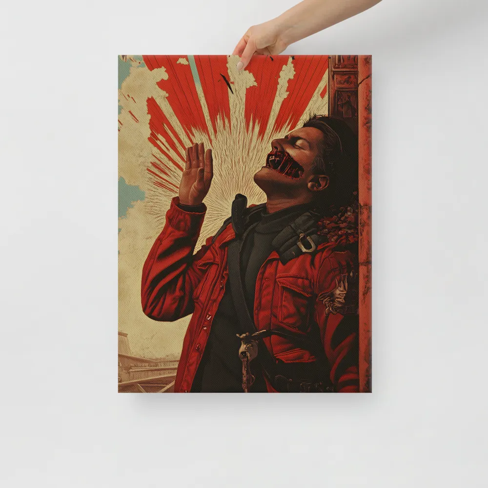 Defiant Echoes of Ruin | Canvas | 18″×24″