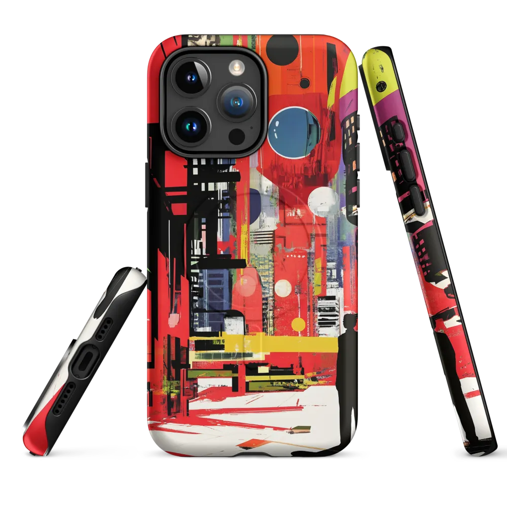 Urban Echoes: A Futuristic Reverie | Phone Case |  15 Pro Max | MagSafe® Tough Case | Matte