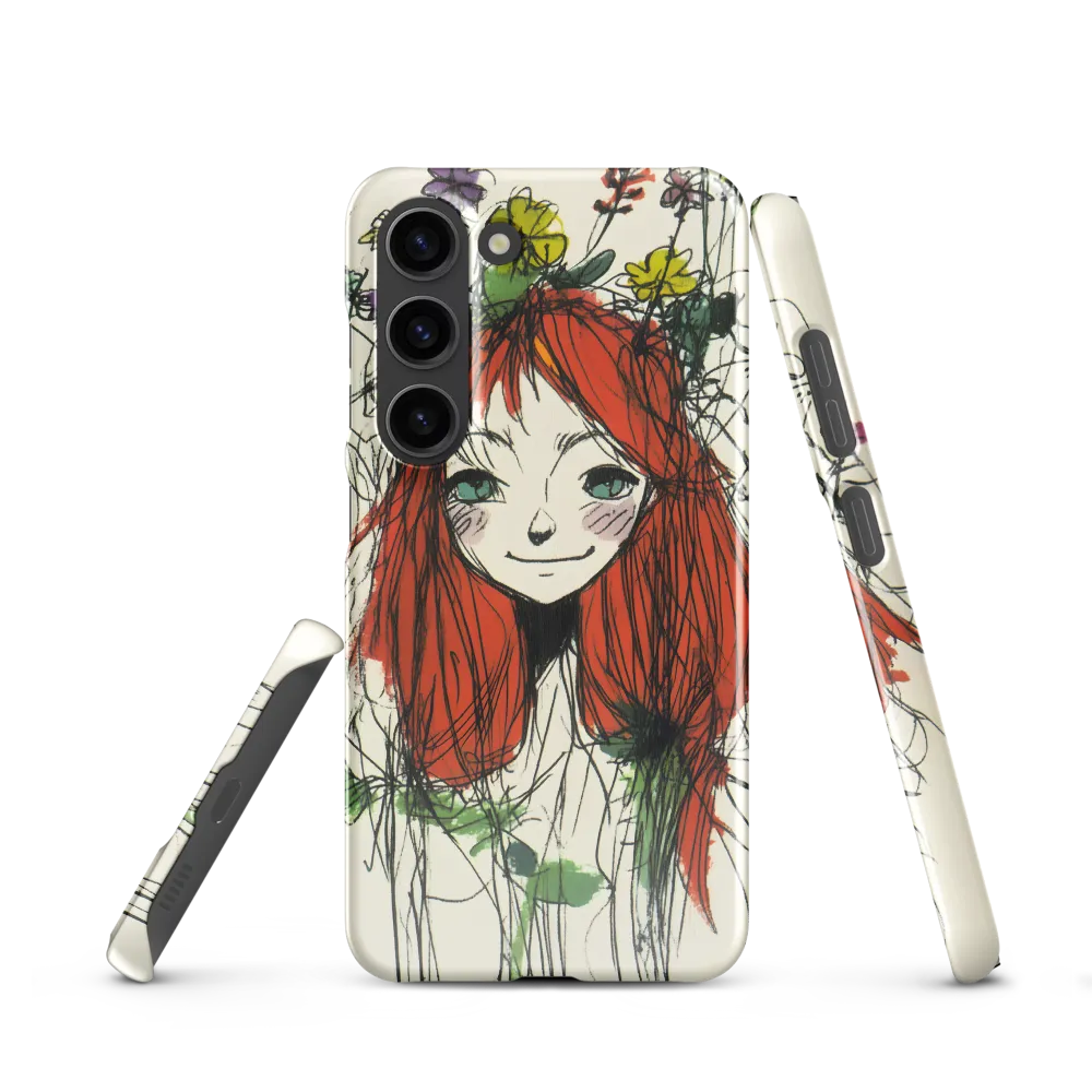 Whimsical Floral Portrait