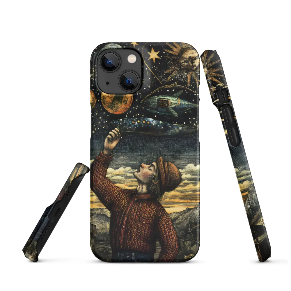 Cosmic Curiosity: A Journey Beyond Earth | Phone Case |  14 | Snap Case | Matte
