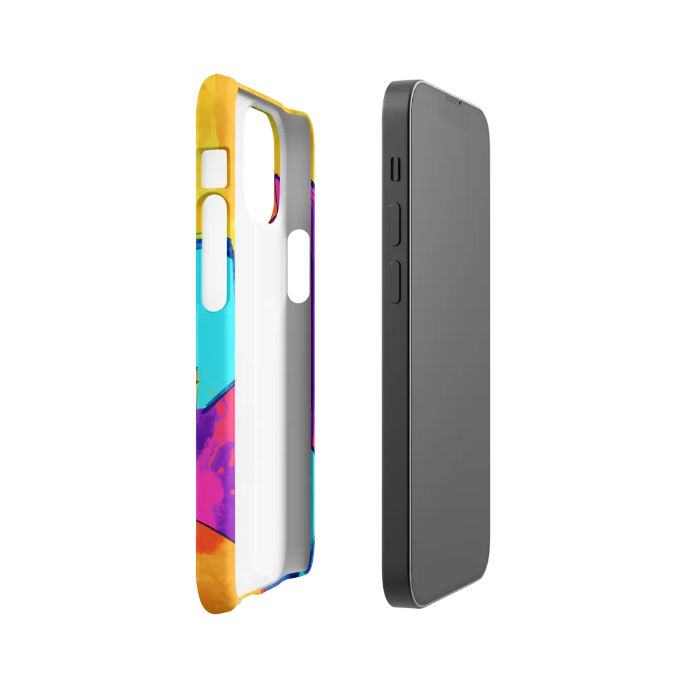 Playful Cubes in Vibrant Harmony | Phone Case |  13 Mini | Snap Case | Matte