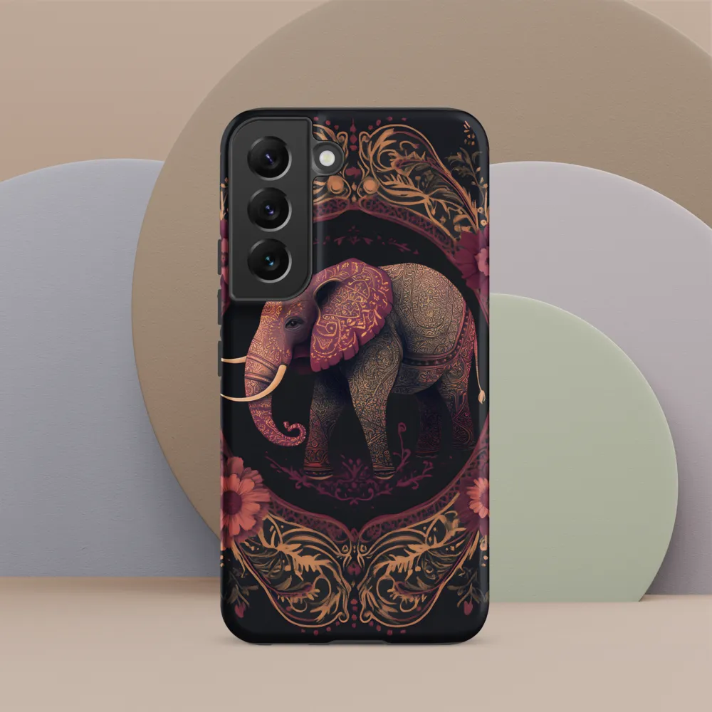 Regal Reverie: The Ornate Elephant | Phone Case |  S22 | Tough Case | Matte